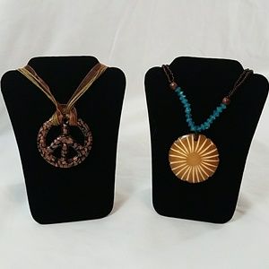 Peace and Love Beach Necklace Set